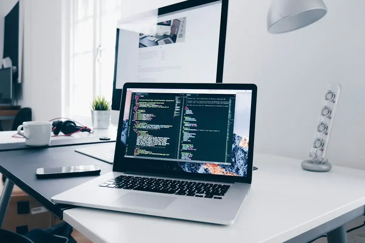 Website design and layout work at Pixel Forge Studio